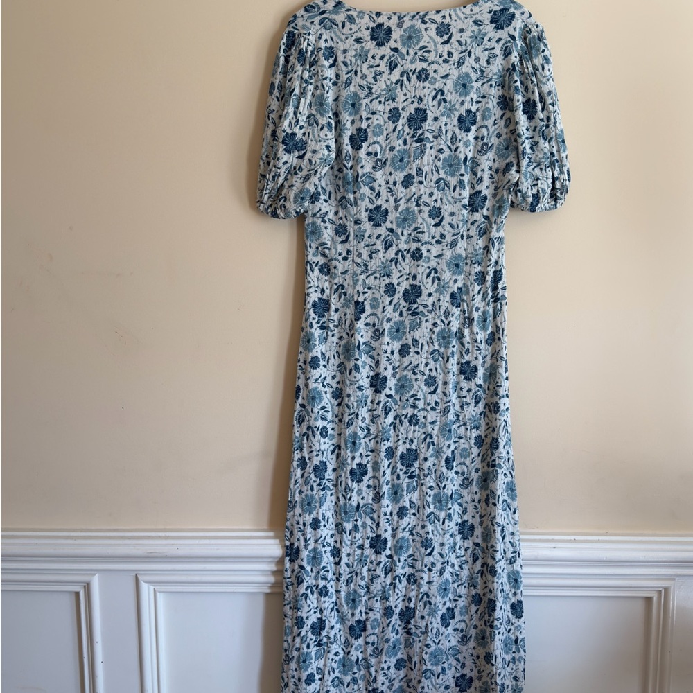 Faherty Sorrento Dress Floral Size Large - Picture 5 of 13